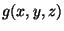$ g(x, y, z)$