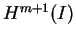 $ H^{m + 1}(I)$